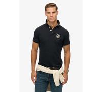 Superdry Vintage Athletic Short Sleeve Polo Noir XL Homme