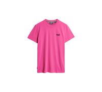 Superdry T-shirt Logo vintage brodé manches courtes Rose M Homme