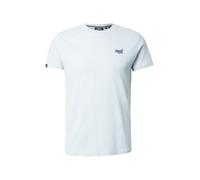 Superdry Essential Logo EMB Tee T-Shirt, ICY Blue Marl/Navy, L Men's