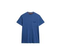 Superdry Essential Washed Pocket Short Sleeve T-shirt Bleu L Homme