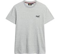 Superdry Essential Logo Embroidered Short Sleeve T-shirt Gris M Homme