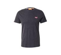 Superdry - Essential Logo Tee - T-shirt homme Raven Black Marl / Pink - XXL