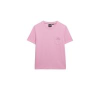 Superdry Essential Logo Gd Pocket Short Sleeve T-shirt Rose M Femme