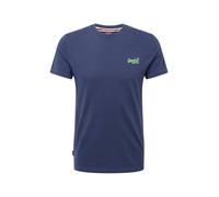 Superdry T-shirt Essential - logo brodé, manches courtes - Bleu S Homme