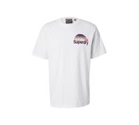 Superdry & Co T-Shirt 'Great Outdoors' violet foncé / orange / blanc, Taille L
