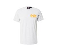 Superdry T-shirt décontracté à logo brodé Vintage Gris Taille 2XL Homme
