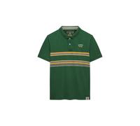 Superdry Vintage Stripe Jersey Short Sleeve Polo Vert 2XL Homme