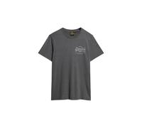 Superdry & Co T-Shirt 'Heritage' gris clair / gris foncé, Taille S