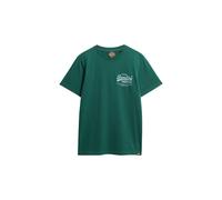 Superdry Classic Vintage Logo Heritage Short Sleeve T-shirt Vert S Homme