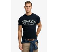 Superdry Industry Worker Relaxed Fit Short Sleeve T-shirt Bleu XL Homme