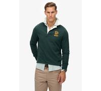 Superdry Vintage Athletic Rugby Long Sleeve Polo Vert M Homme