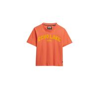 Superdry Outdoor Location Box Loose Short Sleeve T-shirt Orange XS Femme