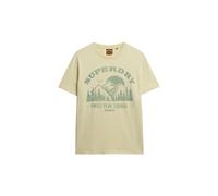 Superdry & Co T-Shirt 'Lo-Fi' jaune clair / jade, Taille XL