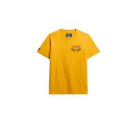 Superdry & Co T-Shirt 'Lo-Fi Outdoors' jaune / noir, Taille L