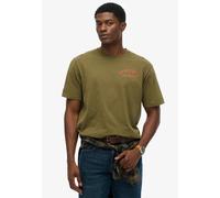 Superdry & Co T-Shirt 'Locker' olive / mélange de couleurs, Taille M