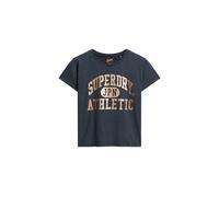 Superdry College Scripted Graphic Short Sleeve T-shirt Violet S Femme