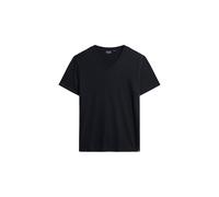 Superdry Slub Short Sleeve V Neck T-shirt Bleu S Homme