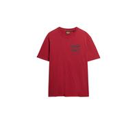 Superdry & Co T-Shirt 'Movie' anthracite / rouge, Taille XL
