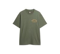 Superdry & Co T-Shirt olive / rouge / noir, Taille M