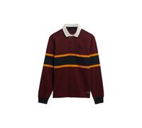 Superdry Vintage Athletic Stripe Rugby Long Sleeve T-shirt Rouge L Homme