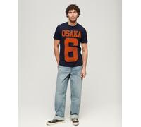 Superdry Osaka Graphic Short Sleeve T-shirt Bleu S Homme