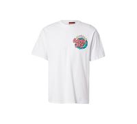 Superdry & Co T-Shirt 'Outdoor Narrative' turquoise / melon / noir / blanc, Taille M
