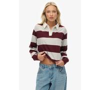 Superdry & Co T-shirt oversize 'Athletic Essentials' gris chiné / lie de vin, Taille S-M