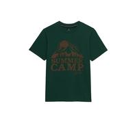 Superdry & Co T-Shirt 'Retro Outdoor' marron / sapin, Taille M