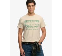 Superdry & Co T-Shirt 'Retro Outdoor' sable / vert, Taille L