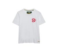 Superdry & Co T-shirt rouge vif / blanc, Taille XL