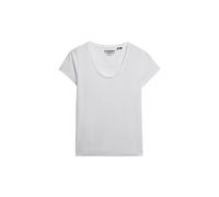 Superdry Studios Scoop Neck Short Sleeve T-shirt Blanc L Femme