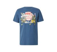 Superdry & Co T-Shirt 'Tokyo' bleu marine / jaune / orange foncé / blanc, Taille L