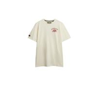 Superdry & Co T-Shirt 'Trade Tools' rouge / blanc cassé, Taille XXXL