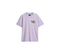 Superdry Neon Travel Chest Loose Short Sleeve T-shirt Violet 2XL Homme