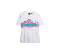 Superdry Outdoor Stripe Relaxed Short Sleeve T-shirt Blanc S Femme