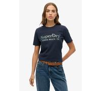 Superdry & Co T-shirt 'Venue' marine / jaune clair / gris, Taille S
