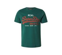 Superdry & Co T-Shirt vert foncé / rouge feu / blanc, Taille L