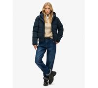 Superdry & Co Veste d’hiver 'Everest' beige / bleu / bleu foncé / blanc, Taille XL