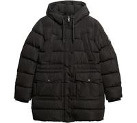 Superdry Everest Mid Length Puffer Jacket Noir S Femme