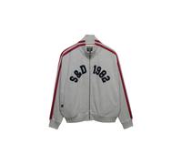 Superdry & Co Veste de survêtement 'Athletic Essentials' gris chiné / rouge foncé / noir, Taille S