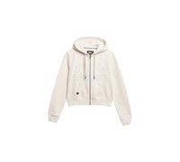 Superdry Athletic Tonal Full Zip Sweatshirt Blanc XS Femme