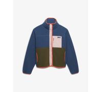 Superdry Colour Block Fleece Jacket Bleu XL Femme