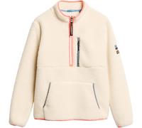 Polaire Superdry Outdoor Half Zip blanc crème femme - L