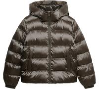 Superdry Hooded Shine Puffer Jacket Marron L Femme