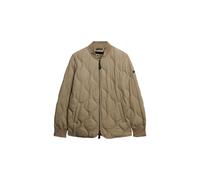 Superdry Short Liner Padded Jacket Beige S Femme