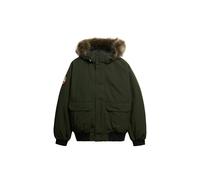 Superdry Everest Faux Fur Bomber Jacket Vert L Homme
