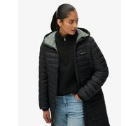 Superdry - Hood Fuji Lite Mid Padded Jkt - Doudoune femme Black - S