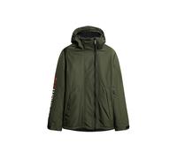 Superdry COAT HOODED YACHTER WINDBREAKER JKT Dark Moss Green M HOMME, Vert mousse foncé, M