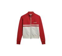 Superdry Ath Ess Through Track Tracksuit Jacket Rouge L Femme