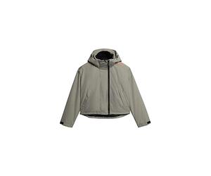 Superdry COAT CODE WINDCHEATER JACKET Willow Grey Grid 8 FEMME, Grille grise Willow, 36